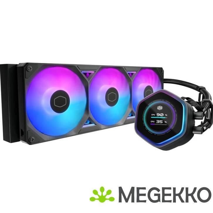 Cooler Master MasterLiquid Atmos II LCD 360 - Zwart, Computers en Software, Computerkoelers, Nieuw, Verzenden