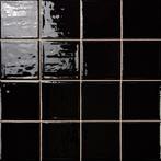 Wandtegel noa zwart glans 10x10 cm wandtegel tegeloutlet, Doe-het-zelf en Verbouw, Tegels, Ophalen, Nieuw, 10 m² of meer, Wandtegels