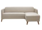 3-zitsbank, met chaise longue/Vissle beige, Verzenden