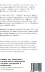 ALS dan toch Eerste boek, Ophalen of Verzenden, Nieuw