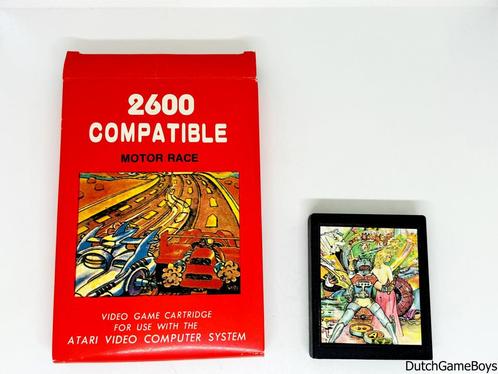 Atari 2600 - Motor race, Spelcomputers en Games, Spelcomputers | Atari, Gebruikt, Verzenden