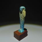 Oud-Egyptisch Faience Ushebti. Late Periode, 664 - 332