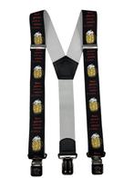 Fun bretel Bierpul met de sterkste stalen clips, Kleding | Heren, Riemen en Ceinturen, Verzenden, Nieuw