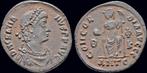 378-383ad Roman Gratian Ae follis Concordia seated facing..., Verzenden