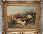 George Armfield (worshop of) - Terriers Rabbiting, Antiek en Kunst, Kunst | Schilderijen | Klassiek