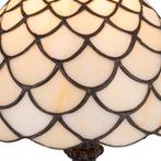 Tiffany tafellamp – Geschubd Glasdesign – Ø 20 × H 35,5 cm, Verzenden, Nieuw