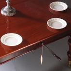 Smetteloze Lange tafel wind out table met slinger ca 1850 t, Antiek en Kunst, Ophalen of Verzenden