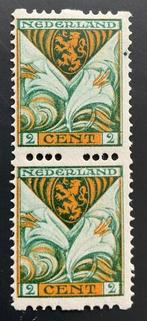 Nederland 1925/1925 - Roltanding 1925 in verticaal paar, Postzegels en Munten, Postzegels | Nederland, Gestempeld
