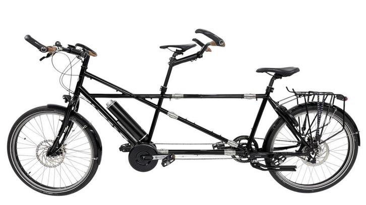 Elektrische tandem Pedalpower Detachable, Fietsen en Brommers, Fietsen | Tandems, Opvouwbaar, 10 tot 15 versnellingen, Zo goed als nieuw