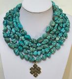 Geverifieerde turquoise en Tibetaanse knoop / 2340 ct / Hoge