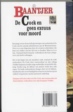 De Cock en geen excuus voor moord / Baantjer / 60, Boeken, Verzenden, Gelezen, A.C. Baantjer