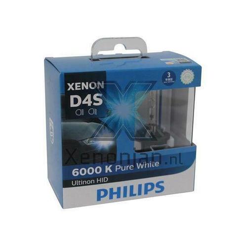 Philips D4S Ultinon 6000K 42402WXX2 xenonlamp 2X, Auto-onderdelen, Verlichting, Verzenden