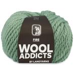 WoolAddicts Fire - 92 sage groen - Merinowol Garen, Ophalen of Verzenden, Nieuw