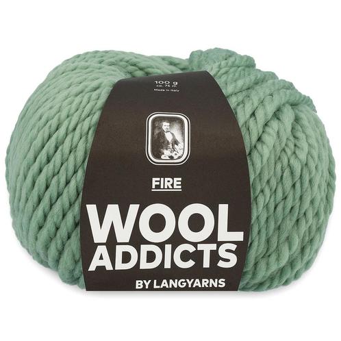 WoolAddicts Fire - 92 sage groen - Merinowol Garen, Hobby en Vrije tijd, Breien en Haken, Ophalen of Verzenden