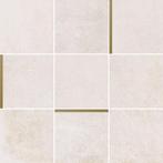 Mozaiek Arcana Avelin Sand 30x30 cm Creme met Goud Detail, Nieuw, Overige materialen, Overige typen, Ophalen of Verzenden