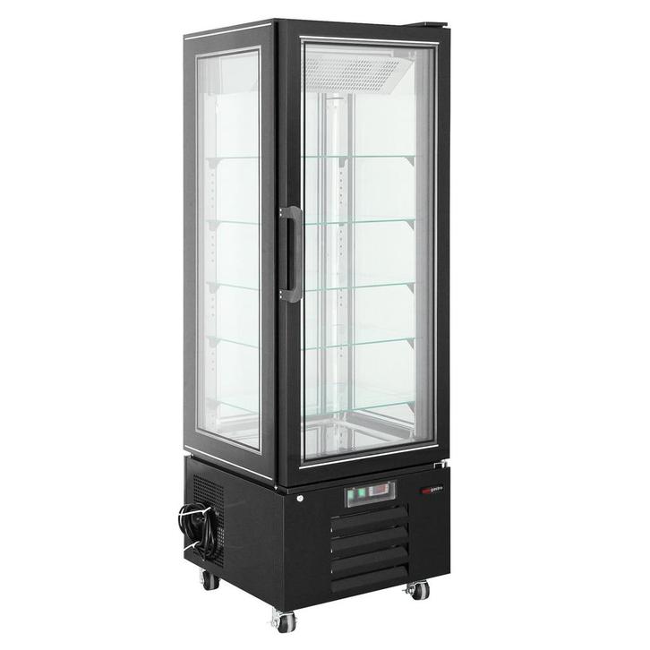 GGM Gastro | Panorama diepvrieskast - 340 liter - 5 planken, Huis en Inrichting, Keuken | Potten en Pannen, Nieuw, Verzenden