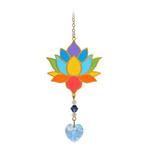 Suncatcher/Zonvanger/Zonnevanger - Lotusbloem Regenboog - Cr, Ophalen of Verzenden, Nieuw