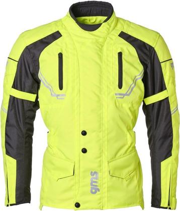 gms Taylor Neon Gele Textiele Motorjas beschikbaar voor biedingen