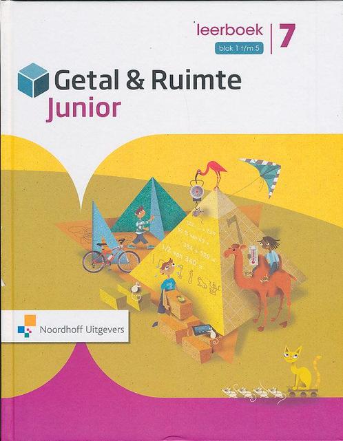 Getal en Ruimte Junior leerboek blok 1 t/m 5 groep 7, Boeken, Schoolboeken, Nieuw, Verzenden