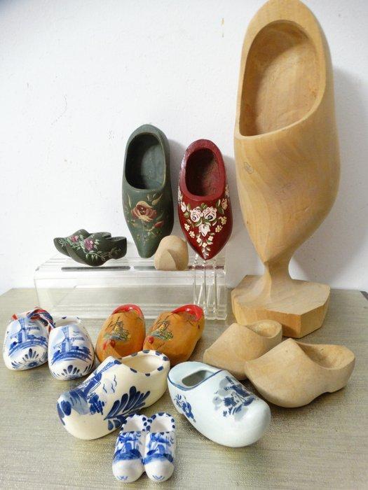 Hindelooper - Speelgoed Klompen - 1990-2000 - Nederland, Antiek en Kunst, Antiek | Speelgoed