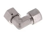 M20x1.5 x 12S RVS Verstelbaar L-Fitting 90graden met, Verzenden, Nieuw