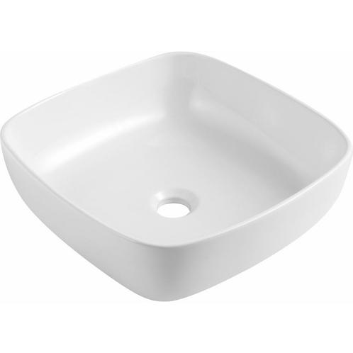 Opbouw Waskom VM Go Anubis 40.5x14 cm Porselein Wit, Doe-het-zelf en Verbouw, Sanitair, Overige typen, Nieuw, Ophalen of Verzenden