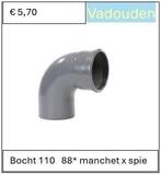 PVC MANCHET BOCHT 90* MOF x SPIE, Ophalen of Verzenden, Nieuw