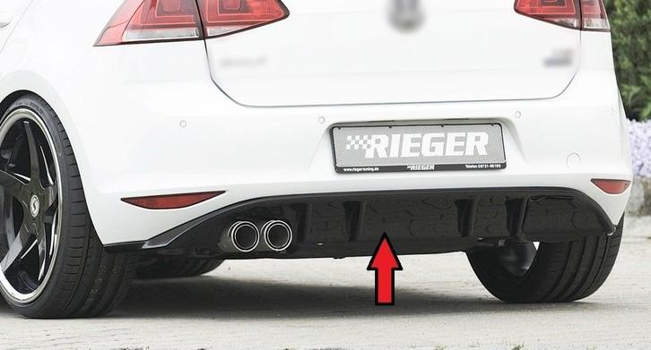 Aggressive Diffuser voor Volkswagen Golf 7 / GTD / GTE, Auto diversen, Tuning en Styling, Ophalen of Verzenden