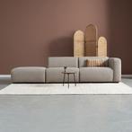 *WOONWINKEL* Rechte Bank Met Hocker Links Taupe, Verzenden, Nieuw