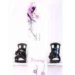 148 dames snowboard CRAZY CREEK DIVANE, White/purple, CAMBER, Verzenden, Gebruikt, Board