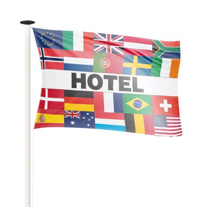 HOTEL vlag meerlanden-150 x 225 cm, Diversen, Vlaggen en Wimpels, Nieuw