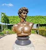 sculptuur, Buste van David - 58 cm - Brons, Marmer - 2023