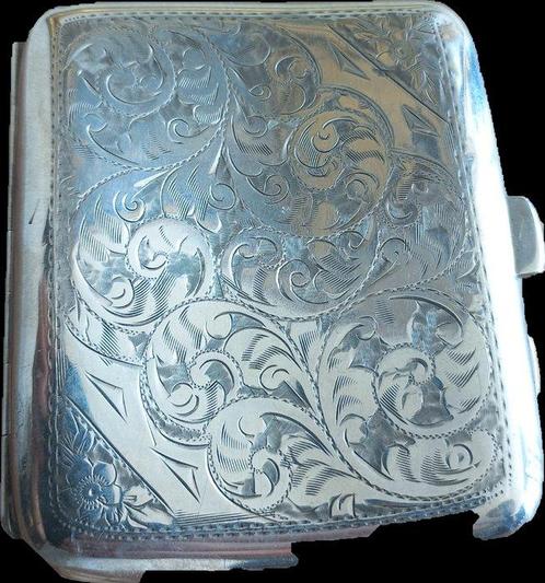 Sigarettendoos - .925 zilver, Antiek en Kunst, Antiek | Goud en Zilver