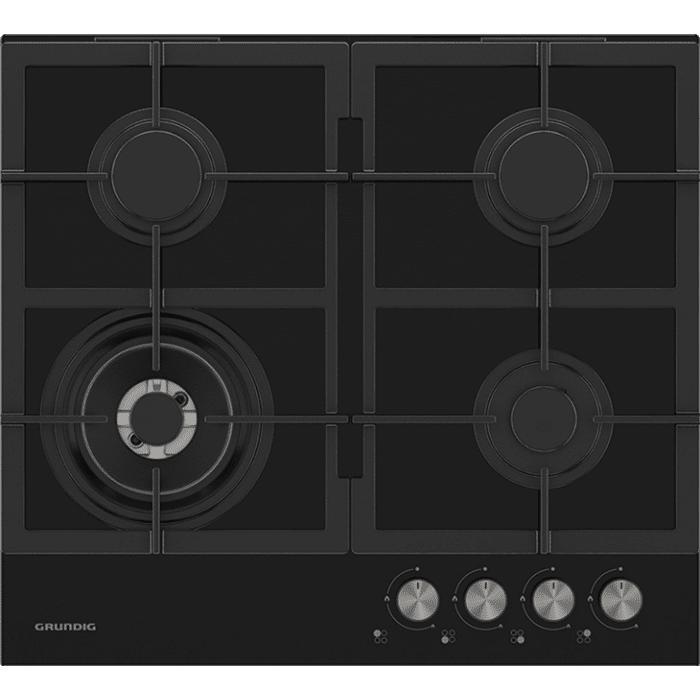 €449 Grundig GIGL6234250NL Gaskookplaat, Witgoed en Apparatuur, Kookplaten, Tussenbouw, Ophalen of Verzenden