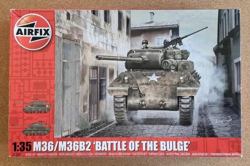 Airfix A1366 M36/M36B2 Battle of the Bulge 1:35, Hobby en Vrije tijd, Modelbouw | Auto's en Voertuigen, Airfix, Verzenden