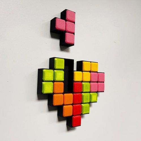 Andrea Giorgi - TETRIS - GAME OVER (wall sculpture), Antiek en Kunst, Kunst | Schilderijen | Modern