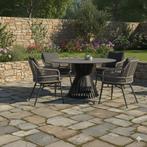 Catania Pasadena dining tuinset 140xH75 cm rond  6 delig, Tuin en Terras, Tuinsets en Loungesets, Ophalen of Verzenden, Nieuw