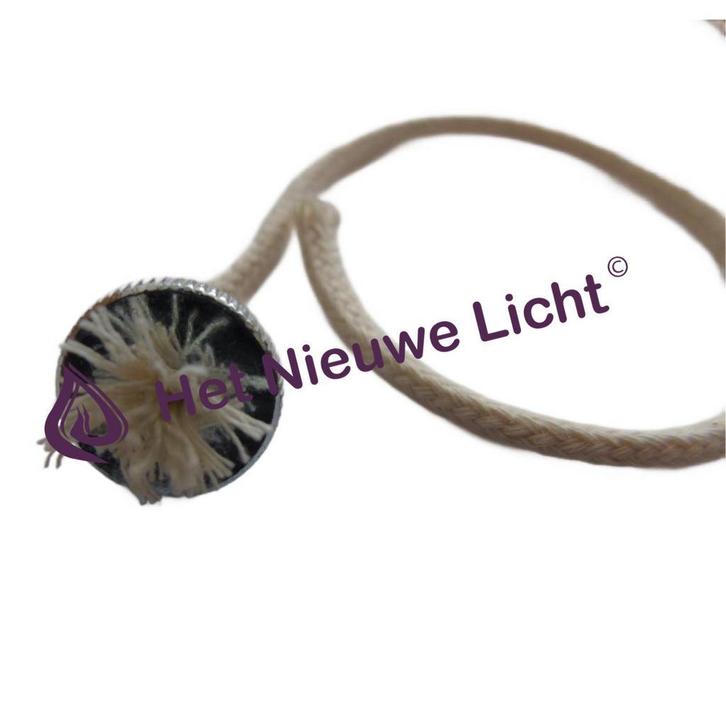 Het Nieuwe Licht ® - Olielamp Lonthouder Ø20mm + 20cm lont, Hobby en Vrije tijd, Knutselen, Nieuw, Materiaal, Ophalen of Verzenden