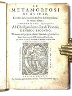 Ovidio; Giovanni Andrea dellAnguillara - Le Metamorfosi di, Antiek en Kunst