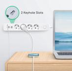 Stekkerdoos met USB - Verlengsnoer - Verlengkabel - 3M - Wit, Verzenden, Zo goed als nieuw