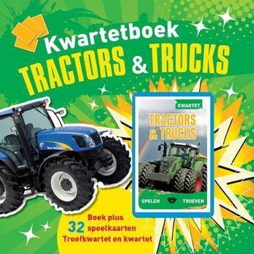 Boek Kwartet tractors en trucks, Boeken, Kinderboeken | Jeugd | 10 tot 12 jaar, Zo goed als nieuw, Verzenden
