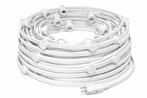 Prikkabel 60 meter | 60 of 120 fittingen | Wit | Bestel, Tuin en Terras, Buitenverlichting, Kunststof, Minder dan 50 watt, Nieuw