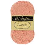 Scheepjes Twinkle - 937 zalm - Katoen Glittergaren met Lur, Hobby en Vrije tijd, Breien en Haken, Ophalen of Verzenden, Nieuw