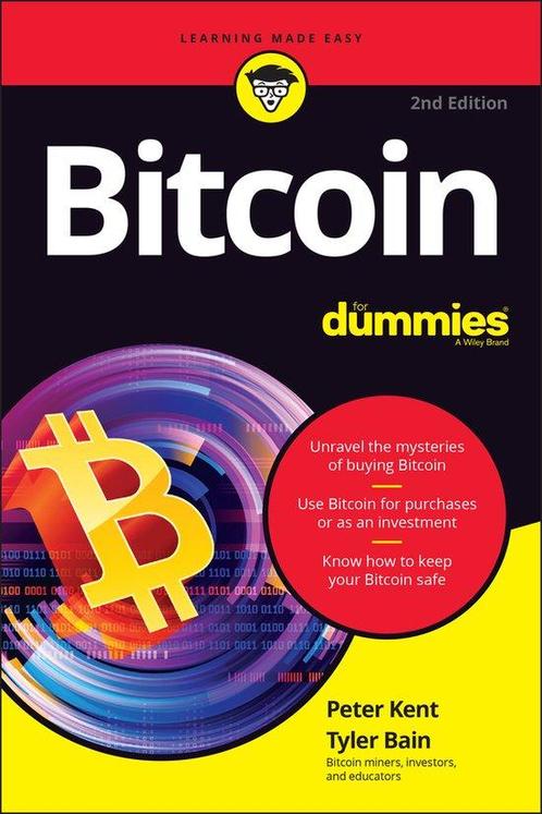 9781119602132 Bitcoin For Dummies Peter Kent, Boeken, Studieboeken en Cursussen, Nieuw, Verzenden