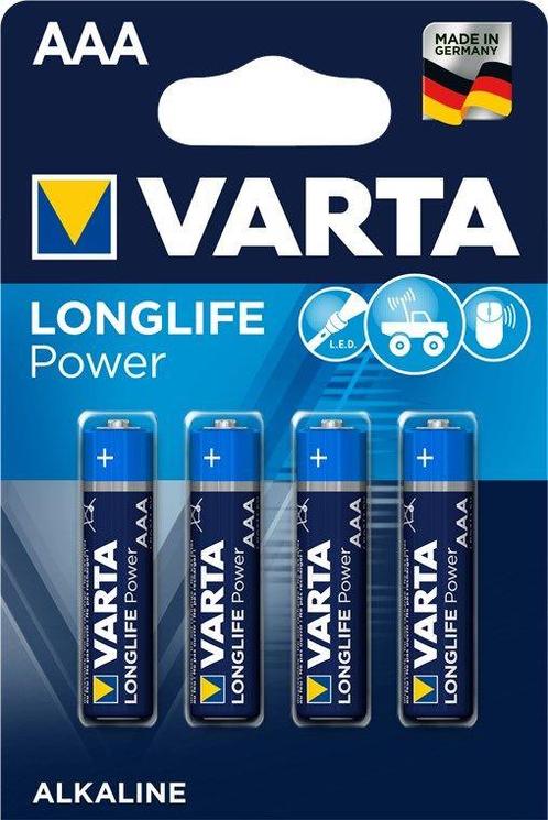 VARTA AAA batterijen - LR03 - 4 stuks, Audio, Tv en Foto, Fotografie | Accu's en Batterijen, Verzenden