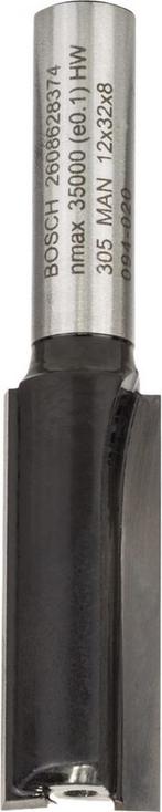 Bosch - Vingerfrezen 8 mm, D1 12 mm, L 32 mm, G 62 mm, Ophalen of Verzenden, Zo goed als nieuw