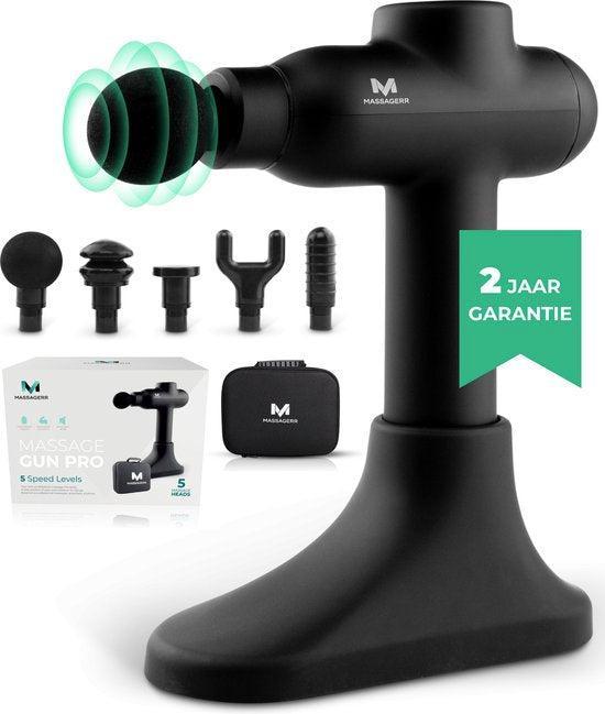 2dekans | Massagerr® Massage Gun PRO - Massage Apparaat, Sport en Fitness, Massageproducten, Zo goed als nieuw, Ophalen of Verzenden
