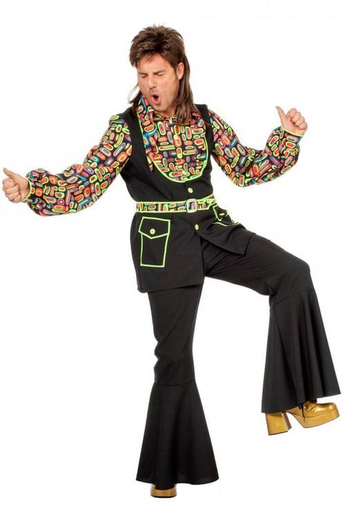 Neon Popart kleding man, Kleding | Heren, Carnavalskleding en Feestkleding, Nieuw, Ophalen of Verzenden