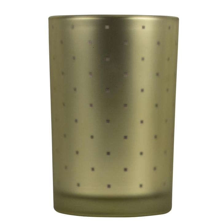windlicht blokjes goud paars large 18cm*, Huis en Inrichting, Woonaccessoires | Overige, Verzenden