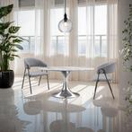 Eetkamerstoel Bedano, gestoffeerd, geweven stof, 150 kg - gr, Huis en Inrichting, Stoelen, Verzenden, Nieuw